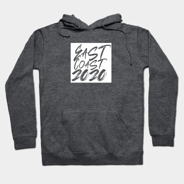 East Coast 2020 white rectangle Hoodie by storyanswer